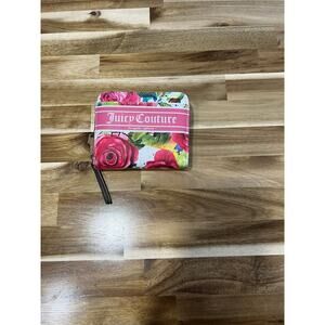 Small floral Juicy couture pink/white spring feminie wallet